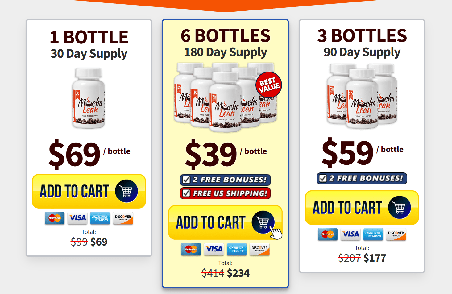 MochaLean pricing